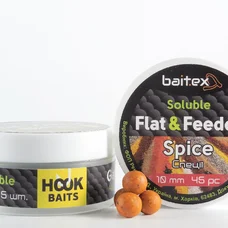 Бойли Baitex пилящі Flat & Feeder Spice 10 мм (45 шт)