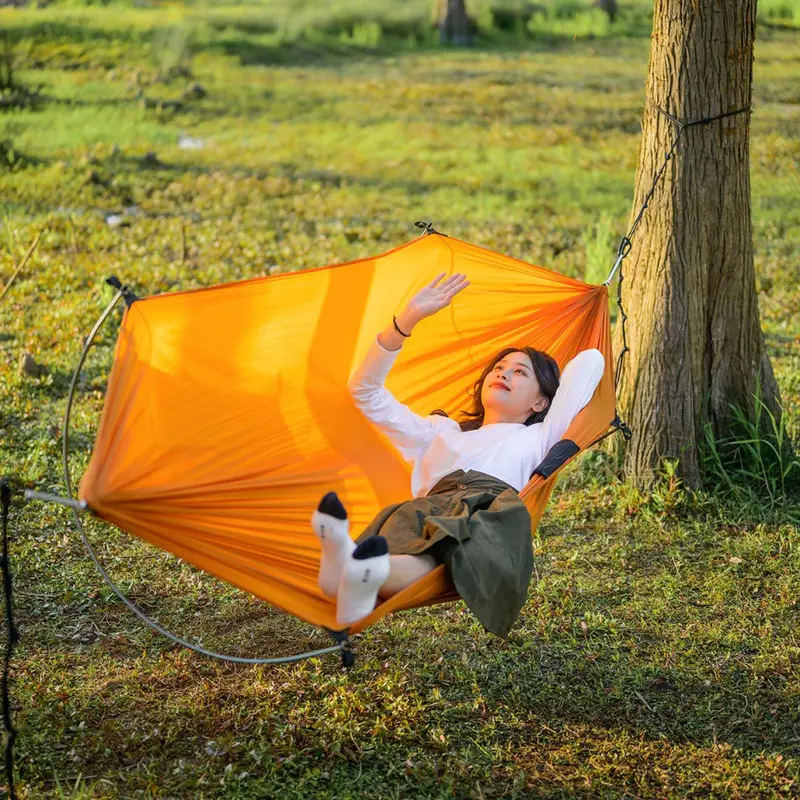 Гамак з дугами без перекидання Naturehike NH22DC008, помаранчевий Гамак з дугами без перекидання Naturehike NH22DC008, помаранчевий