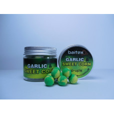 Бойли Baitex Pop-Ups Garlic & Sweet Corn 12мм (30шт)