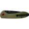 Нож CJRB Feldspar Black Blade, AR-RPM9 Steel, ц:green