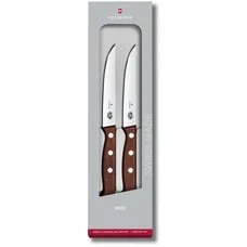 Набор кухонный Wood Steak Set 2 ножа 12см с дерев. ручкой (GB)