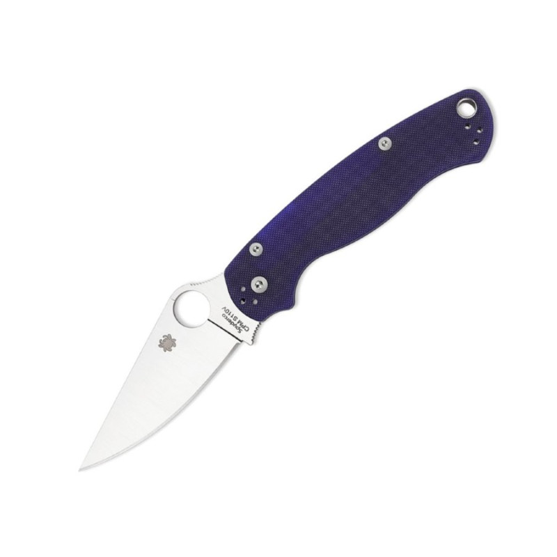 Ніж складний Spyderco Para Military 2 G-10 Dark Blue, CPM S110V (C81GPDBL2)