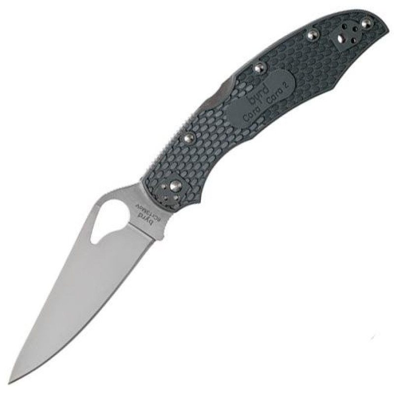 Ніж складний Spyderco Byrd Cara Cara 2 сірий (BY03PGY2)