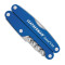 Мультитул Leatherman Juice CS4-Glacier Blue, шкіряний чохол, бляшана коробка