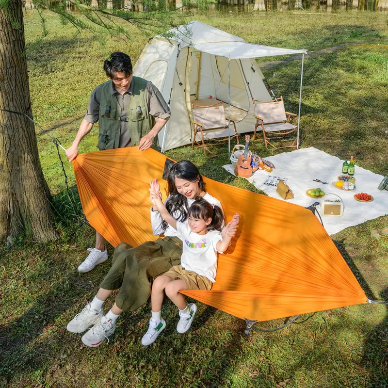 Гамак з дугами без перекидання Naturehike NH22DC008, помаранчевий Гамак з дугами без перекидання Naturehike NH22DC008, помаранчевий