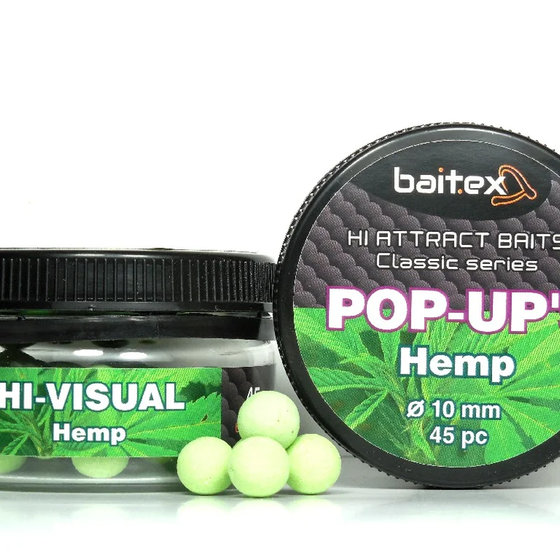 Бойли Baitex Pop-Ups Hemp 10 мм (45 шт)