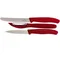 Набор кухонный Victorinox SwissClassic Paring Set 3шт с красной ручкой (Vx67111.31)