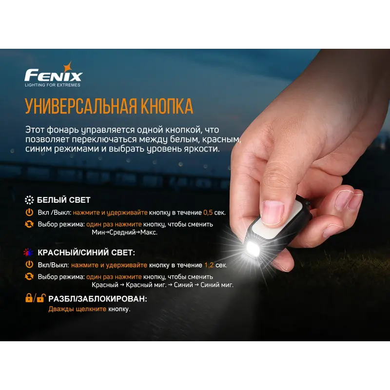 Ліхтар ручний Fenix E-LITE Ліхтар ручний Fenix E-LITE