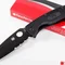 Ніж Spyderco Resilience Black Blade FRN, полусеррейтор