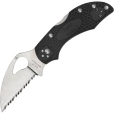 Ніж Spyderco Byrd Robin 2 Wharncliffe, серрейтор (BY10SBKWC2)