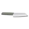 Кухонный нож Swiss Modern Santoku 17см рифл. с зел. ручкой (блистер)