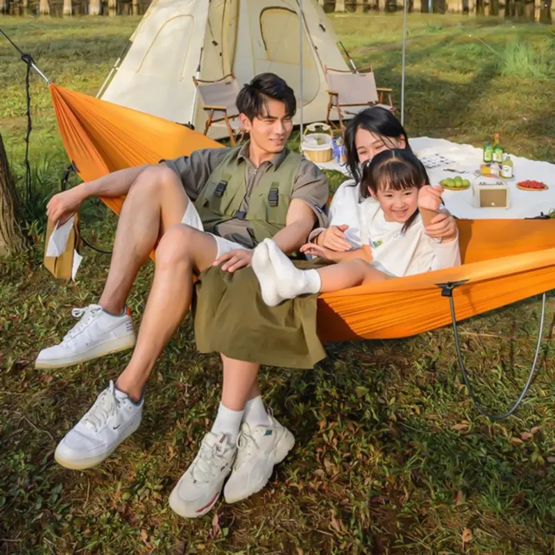 Гамак з дугами без перекидання Naturehike NH22DC008, помаранчевий Гамак з дугами без перекидання Naturehike NH22DC008, помаранчевий