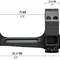Моноблок Vortex Precision Extended Cantilever. d - 30 мм. Extra Hight. Нахил 20 МОА. Picatinny