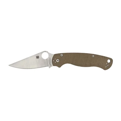 Ніж Spyderco Para Military 2 Brown Micarta, CPM Cru-Wear