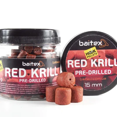 Пелет Baitex насадочний Red Krill 15 мм (100г)