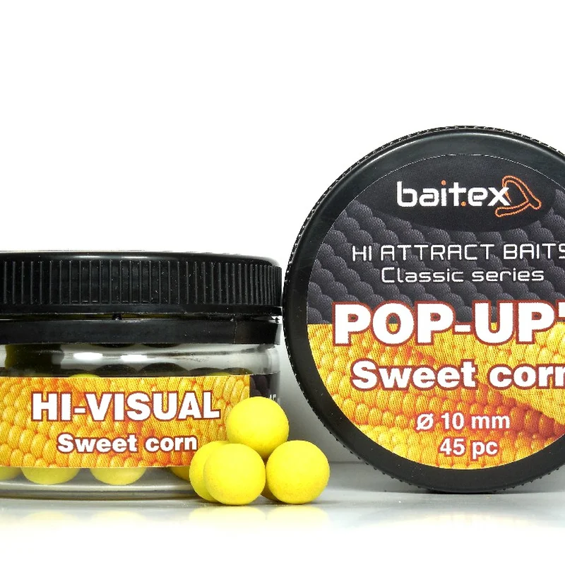 Бойли Baitex Pop-Ups Sweet Corn 10 мм (45 шт)