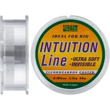 Волосінь Brain Intuition 50m 0,165 mm #1 2,3 kg 5,1 lb ц.: clear