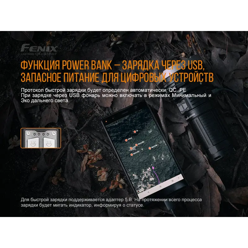 Ліхтар ручний Fenix LR40R Ліхтар ручний Fenix LR40R