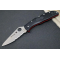 Ніж Spyderco Endela Thin Red Line, полусеррейтор