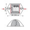 Палатка Tramp Peak 3 v2 зеленая TRT-026