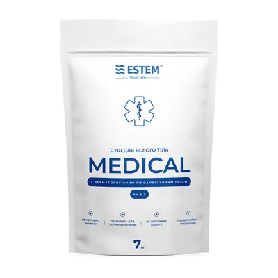 Душ для всього тіла MEDICAL (Одноразова пінна губка - 7 шт) Душ для всього тіла MEDICAL (Одноразова пінна губка - 7 шт)