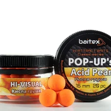 Бойли Baitex Pop-Ups Acid Pear 15мм (20шт)