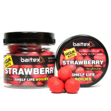 Бойли Baitex варені Classic Fluo Strawberry 14 мм (50 шт)