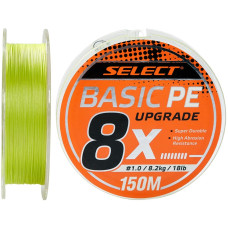 Шнур Select Basic PE 8x 150m (салат.) #0.6/0.10mm 12lb/5.5kg