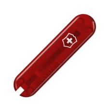 Накладки ручки ножа перед. red translucent with Logo (58мм)