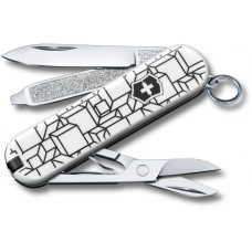 Складной нож Victorinox CLASSIC LE "Cubic Illusion" 58мм/1сл/7функ/цветн/чехол /ножн