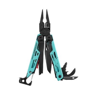 Мультиінструмент Leatherman SIGNAL AQUA, синтетичний чохол, картонна коробка