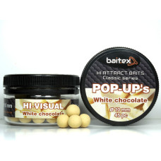 Бойли Baitex Pop-Ups White Chocolate 10 мм (45 шт)