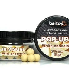 Бойли Baitex Pop-Ups White Chocolate 10 мм (45 шт)