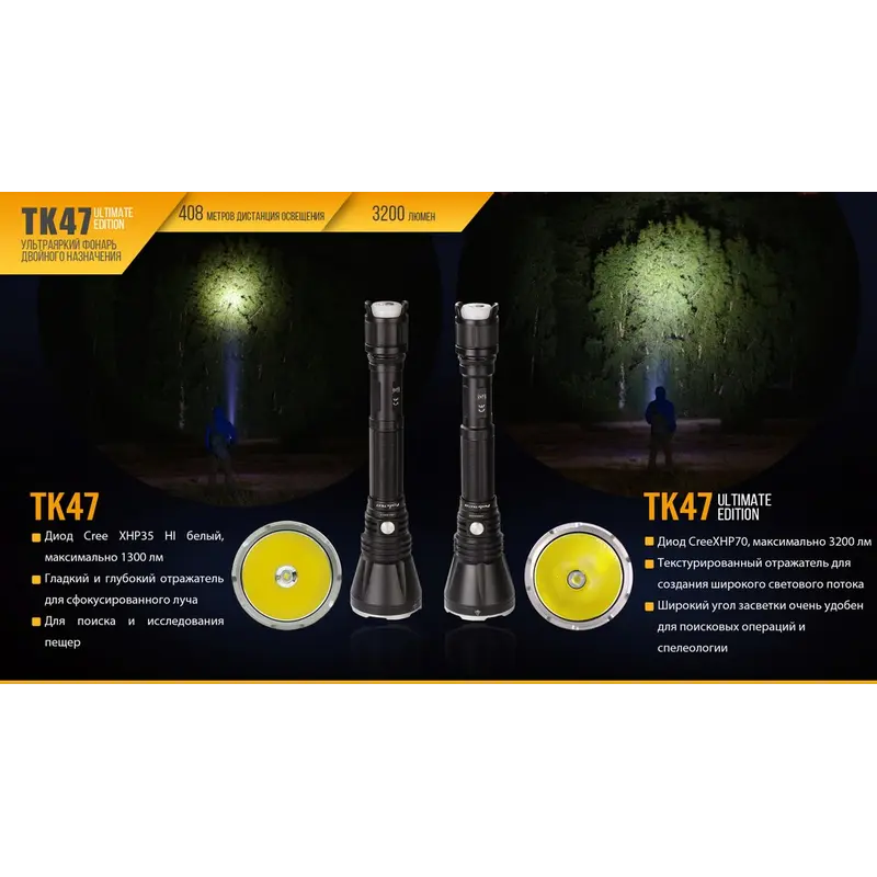 Ліхтар ручний Fenix TK 47UE Ліхтар ручний Fenix TK 47UE