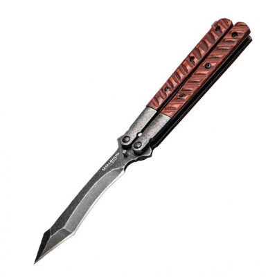 Ніж Boker Magnum Balisong Wood Tanto (06EX404)