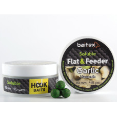 Бойли Baitex пилящі Flat & Feeder Garlic 10 мм (45 шт)