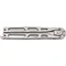 Ніж Artisan Kinetic Balisong, D2, Steel silver