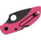 Нож Spyderco Dragonfly 2 Black Blade, S30V, ц:pink