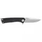 Ніж Acta Non Verba Z100 Mk.II (stonewash, liner lock, plain), чорний