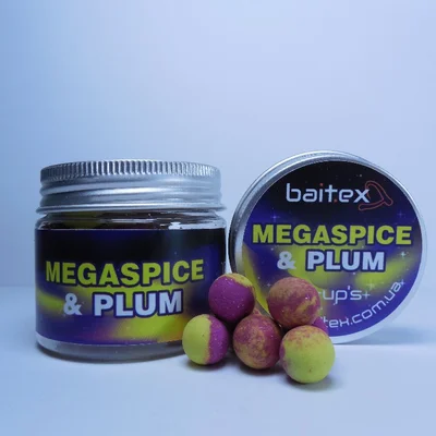 Бойли Baitex Pop-Ups Megaspice & Plum 12мм (30шт)