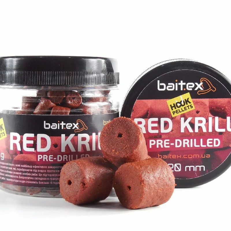 Пелет Baitex насадочний Red Krill 20 мм (100г)