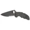 Ніж складний Spyderco Endura 4 сіро-зелений, напівсерейтор (C10PSFG)
