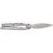 Ніж Artisan Kinetic Balisong, D2, Steel silver