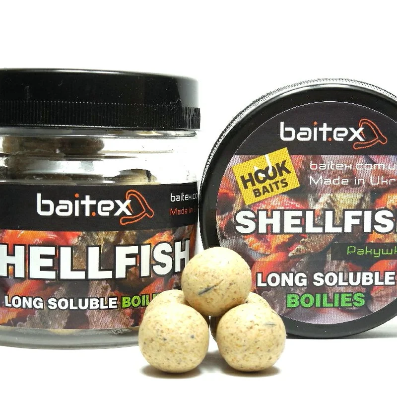 Бойли Baitex довгорозчинні Classic Shellfish 20 мм (20 шт)