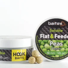 Бойли Baitex пилящі Flat & Feeder Peas 10 мм (45 шт)