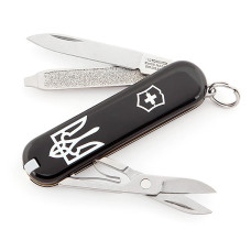 Ніж Victorinox Classic Sd Ukraine чорний 0.6223.3R1