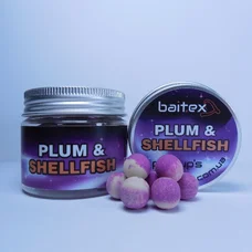 Бойли Baitex Pop-Ups Plum & Shellfish 12мм (30шт)