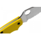 Ніж Spyderco Salt UK Penknife, LC200N, полусеррейтор ц:yellow