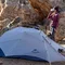 Намет надлегкий двомісний з футпринтом Naturehike Cloud Up Wing NH19ZP083, 15D, сіро-голубий