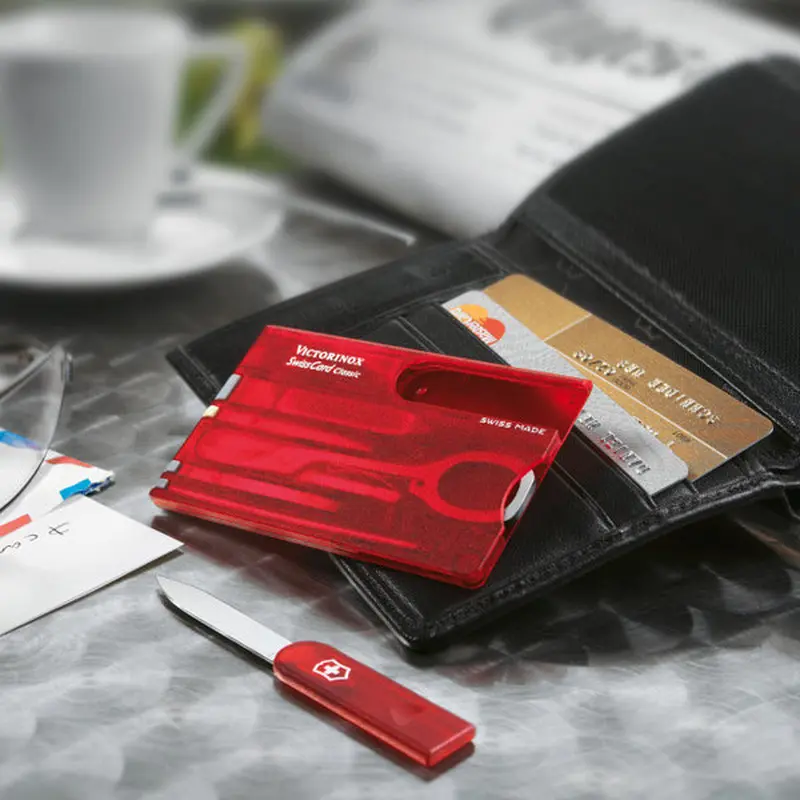 0.7100.T Набір Victorinox Swiss Card Rubi червоний 0.7100.T Набір Victorinox Swiss Card Rubi червоний